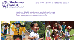 Desktop Screenshot of bluebonnetschool.com