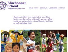 Tablet Screenshot of bluebonnetschool.com